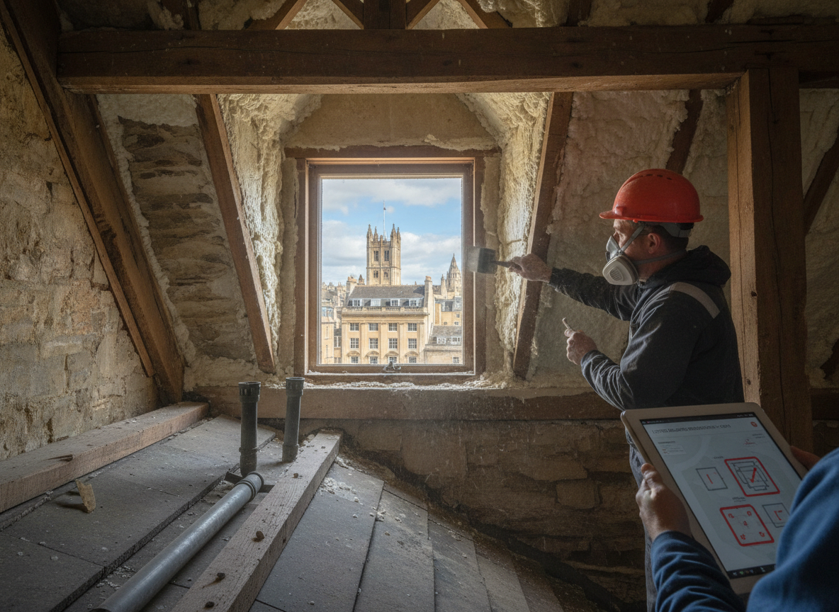 Spray Foam Removal and Listed Building Rules in Bath