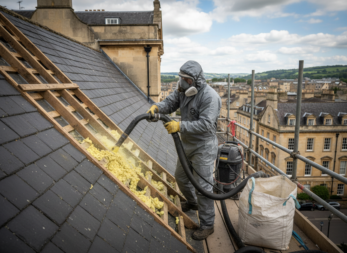 Roof Spray Foam Removal in Bath, Somerset