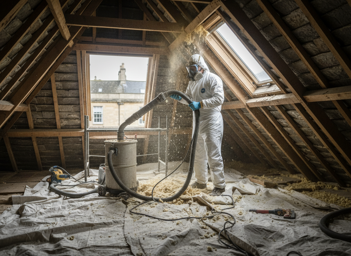 Same Day Spray Foam Removal in Bath, Somerset