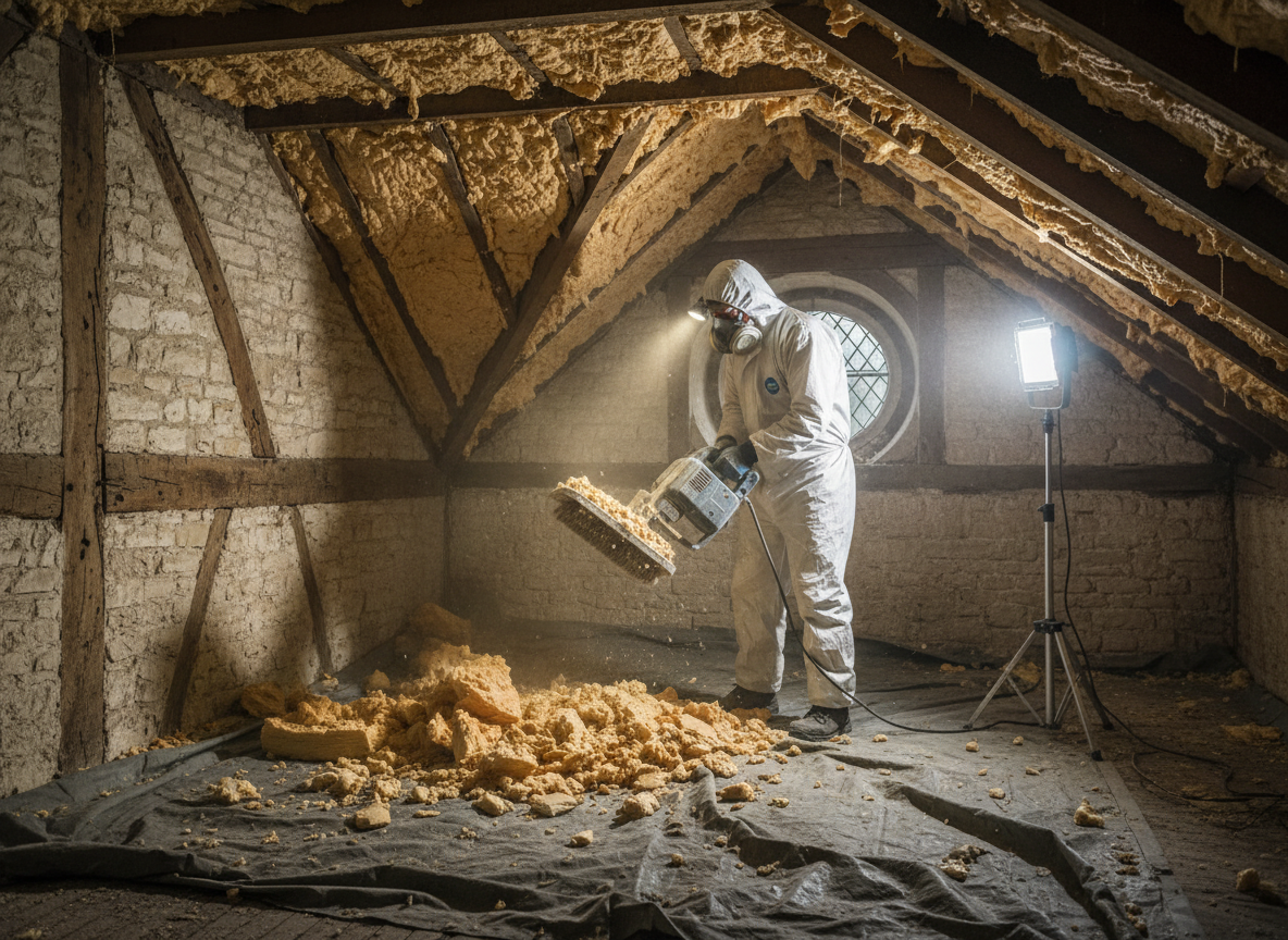 Spray Foam Insulation Removal in Bath, Somerset